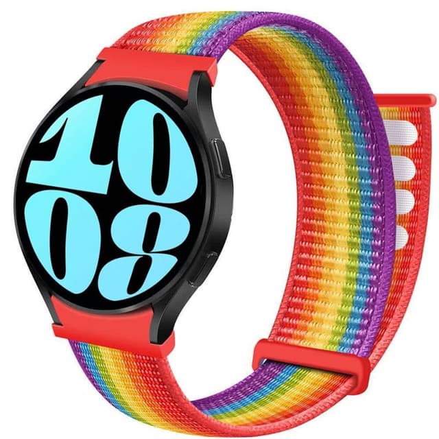 Nylon Armbånd  No-Gap Samsung Galaxy Watch 6 (40mm) - Pride