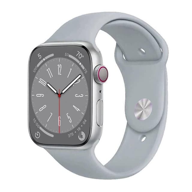 Sport klockarmband Apple Watch 9 (45mm) - Ljusgrå
