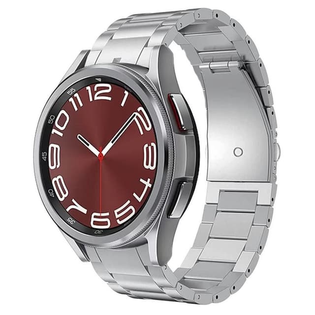 Armbånd titanium No-Gap Samsung Galaxy Watch 6 Classic (43mm) - Sølv