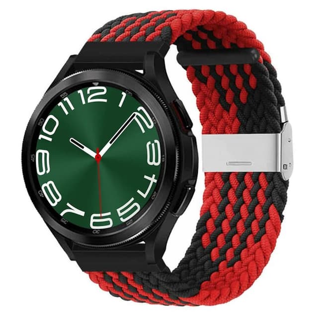 Flettet elastisk armbånd Samsung Galaxy Watch 6 Classic (47mm) - Rød