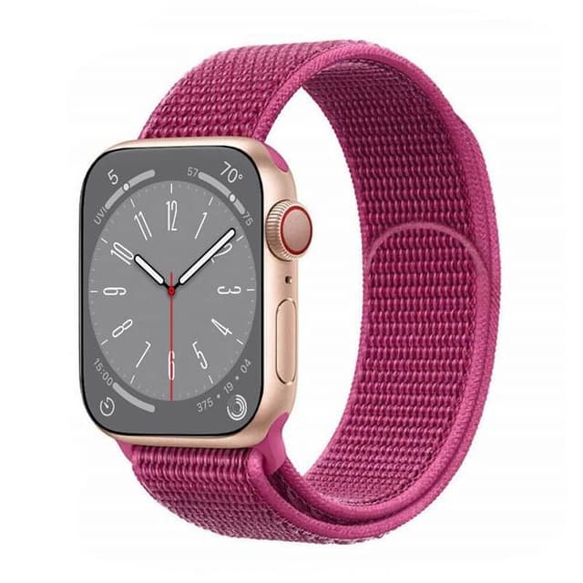 Nylon klokkerem Apple Watch 9 (45mm) - Dragon Fruit