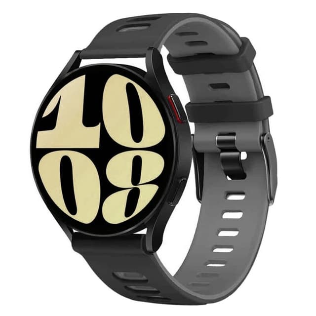 Twin Sport Kellon renneke Samsung Galaxy Watch 6 (44mm) - Musta/harmaa