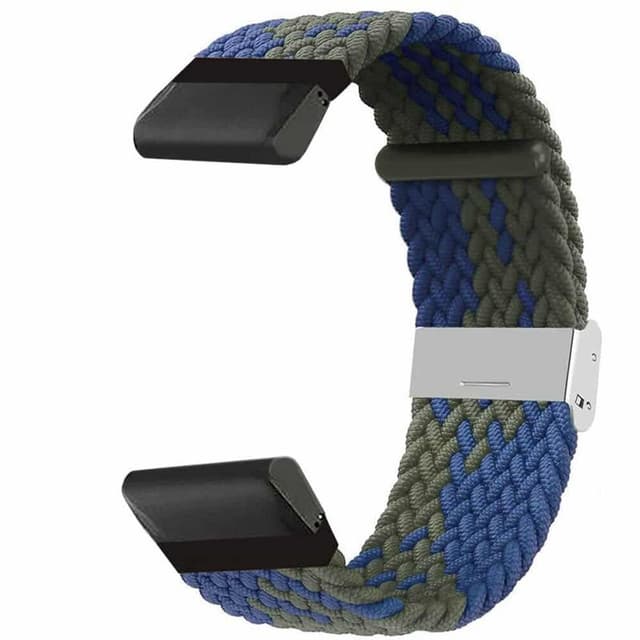 Flätat klockarmband Garmin Quatix 6 - Bluegreen