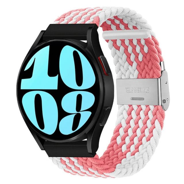 Punottu Kellon renneke Samsung Galaxy Watch 6 (40mm) - pinkwhite