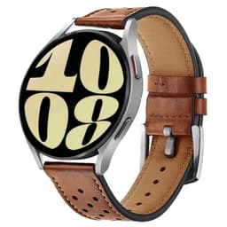 Nahkainen kellon ranneke Samsung Galaxy Watch 6 (44mm) - Ruskea