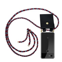 Google PIXEL 3A Skal Fodral Kedja (Blå)