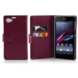 Sony Xperia Z1 COMPACT lommebokdeksel etui (lilla)