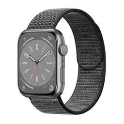 Nylon klokkerem Apple Watch 9 (41mm) - Dark olive