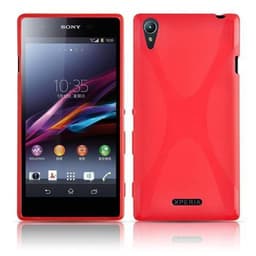 Sony Xperia T3 Deksel Case Cover (rød)