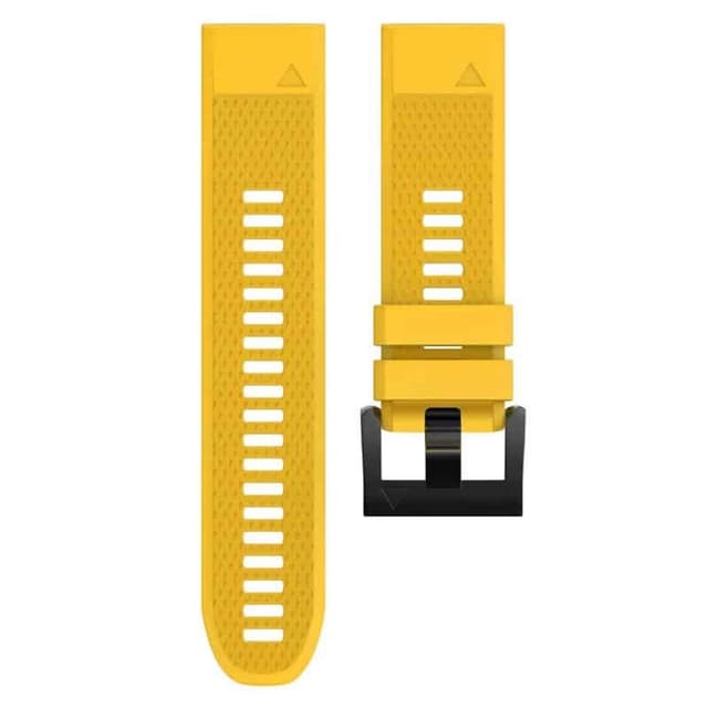 Urheilu kellon ranneke easyfit Garmin Quatix 7 - Keltainen