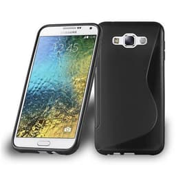 Samsung Galaxy E7 silikondeksel case (svart)