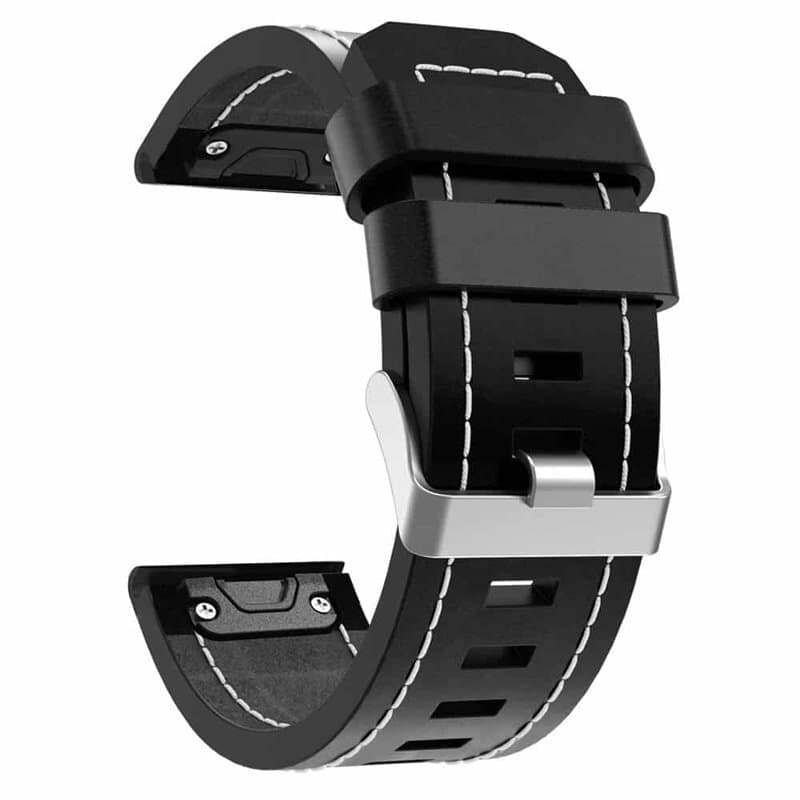 Lær klokkereim easyfit Garmin D2 Bravo - Svart - Elkjøp