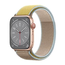 Nylon klockarmband Apple Watch 9 (45mm) - Camel