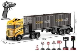 Crazon radiostyrd lastbil med container, skala 1:16, 2,4GHz