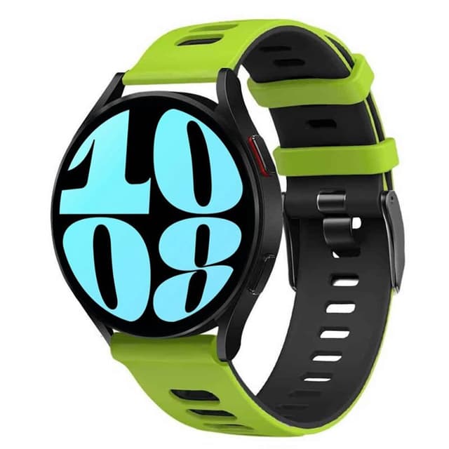Twin Sport Urarmbånd Samsung Galaxy Watch 6 (40mm)- Lime/sort