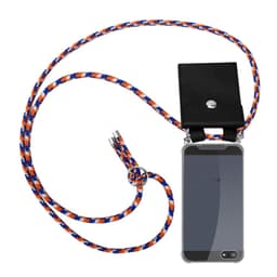 iPhone 5 / 5S / SE 2016 Deksel med Halskjede (blå)
