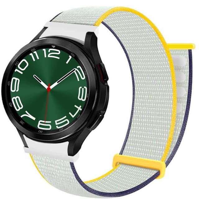 Nylon armbånd No-Gap Samsung Galaxy Watch 6 Classic (43mm) - Sea Salt