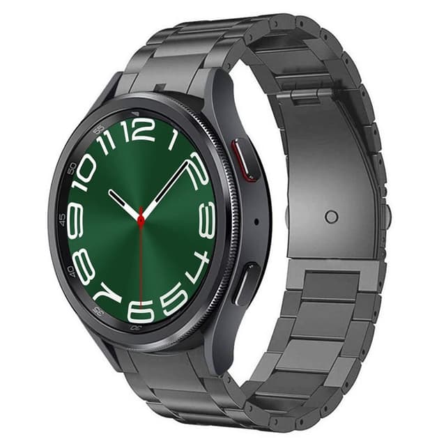 Armbånd titanium No-Gap Samsung Galaxy Watch 6 Classic (43mm) - Grå