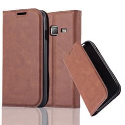 Samsung Galaxy TREND LITE Pungetui Cover Case (Brun)