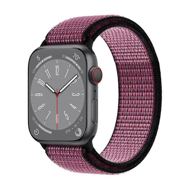 Nylon klokkerem Apple Watch 9 (41mm) - True Berry