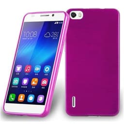 Honor 6 Suojakuori Kotelo (Vaaleanpunainen)