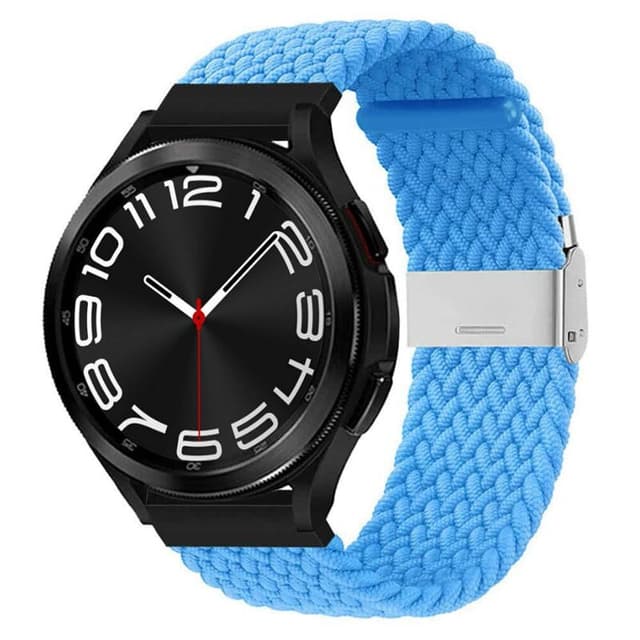 Punottu Kellon renneke Samsung Galaxy Watch 6 Classic (43mm) - skyblue