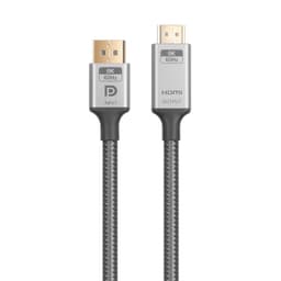 NÖRDIC 50cm Displayport 1.4 till HDMI 2.1 8K60Hz 4K120/144Hz Dynamic HDR 32.4Gbps Dolby ATMOS