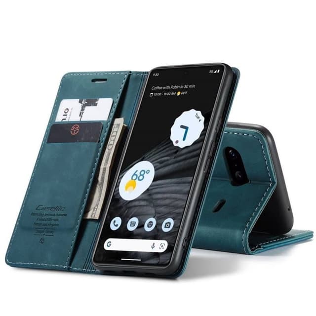CaseMe Smart Magnet Flipdeksel Google Pixel 8 - Blå