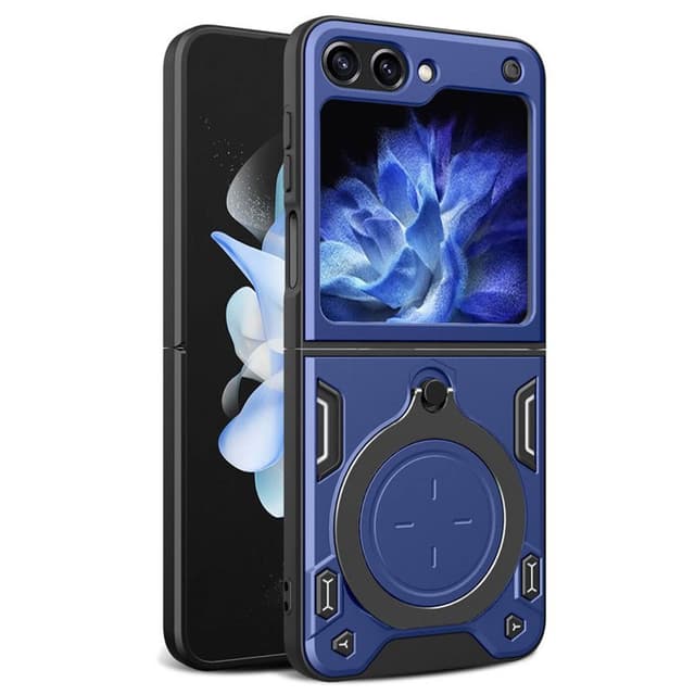 Magnetic Ring cover Samsung Galaxy Z Flip 5 - Blå