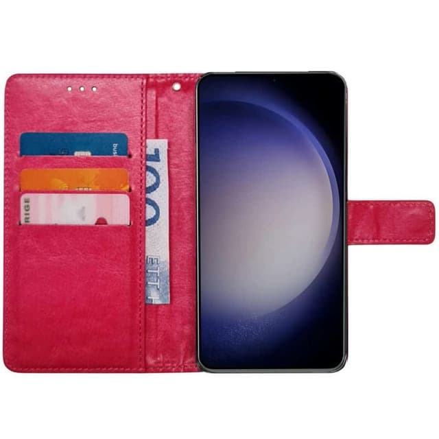Wallet cover 3-kort Samsung Galaxy S23 FE - Lyserød