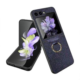 Glitter Sormuskotelo Samsung Galaxy Z Flip 5 - Musta