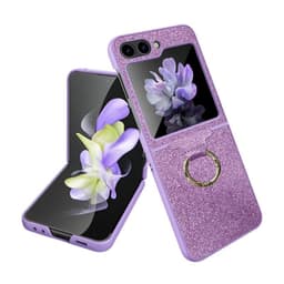 Glitter Ring Cover Samsung Galaxy Z Flip 5 - Lilla