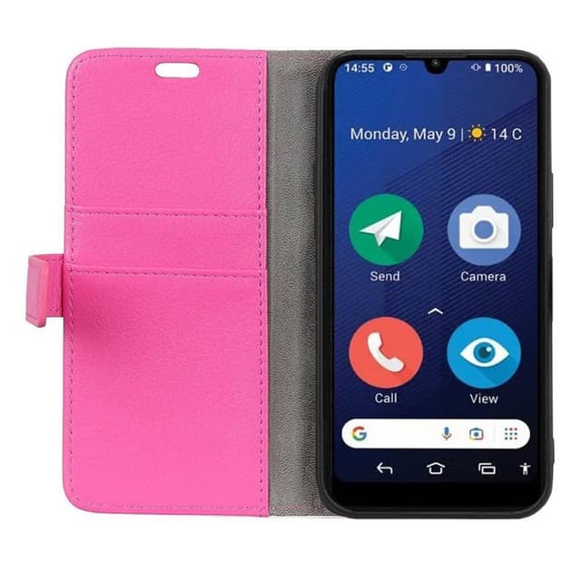 Plånboksfodral 2-kort Doro 8210 - Rosa