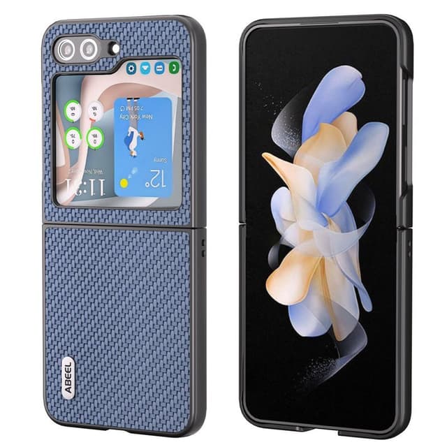 Kolfiber skal Samsung Galaxy Z Flip 5 - Blå