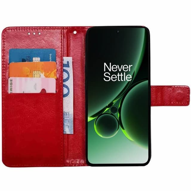 Plånboksfodral 3-kort OnePlus Nord 3 5G - Röd