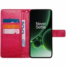 Lommebokdeksel 3-kort OnePlus Nord 3 5G - Rosa