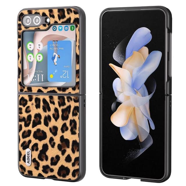 Leopardmönstrat skal Samsung Galaxy Z Flip 5 - Brun