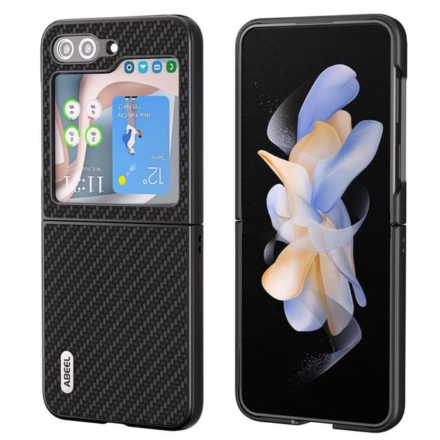 Kolfiber skal Samsung Galaxy Z Flip 5 - Svart
