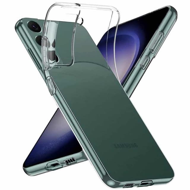 Silikonikotelo läpinäkyvä Samsung Galaxy S23 FE