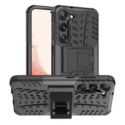 Stødbestandigt cover med stativ Samsung Galaxy S23 FE - Sort