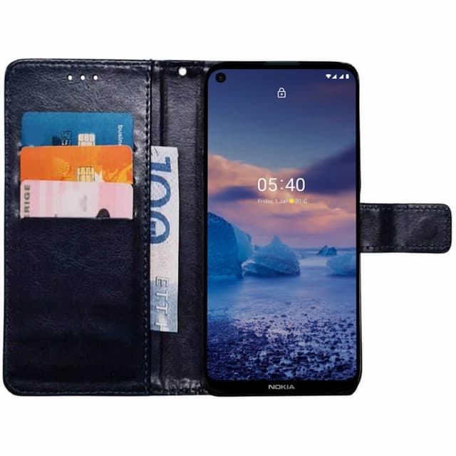 Wallet cover 3-kort Nokia 5.4 - Mørkeblå