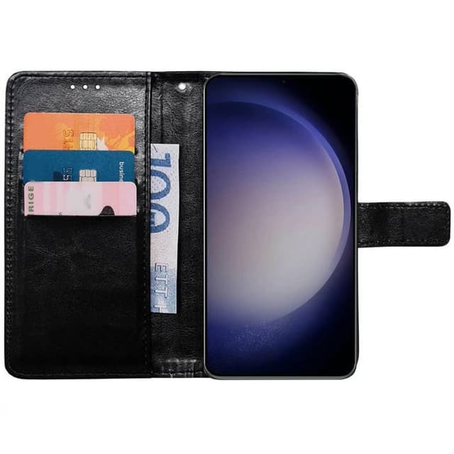 Plånboksfodral 3-kort Samsung Galaxy S23 FE - Svart