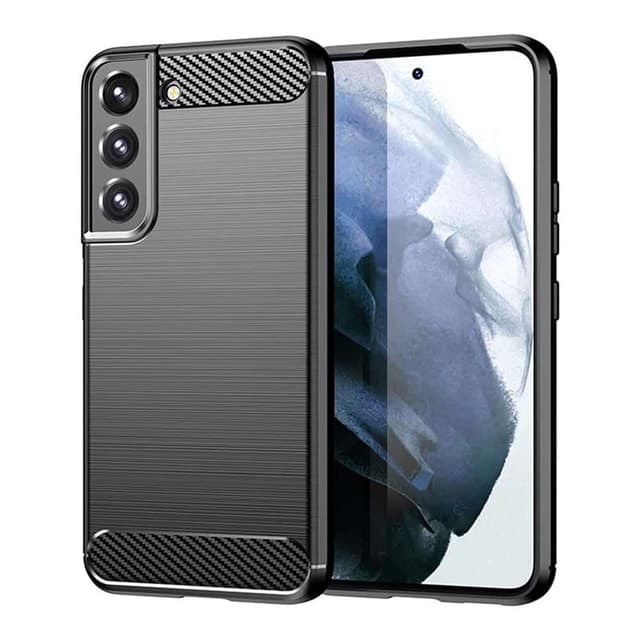 Borstat silikon skal Samsung Galaxy S23 FE - Svart