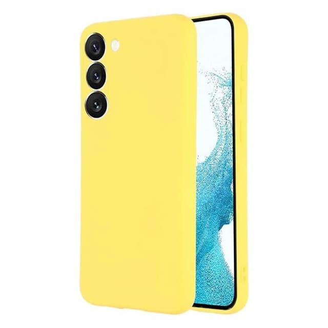 Liquid silikone cover Samsung Galaxy S23 FE - Gul