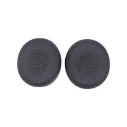 Komfortable ørepuder i proteinlæder til Jabra Evolve2 75 Wireless Sort