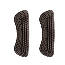 Hälkuddar 1 par Sort 4 mm