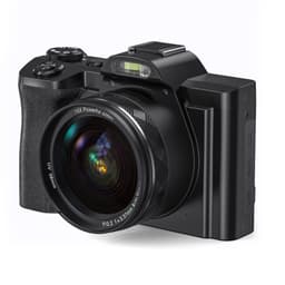 Digitalkamera 5K 48MP 16 x zoom 3,5-tums skärm, autofokus, anti-shake Black