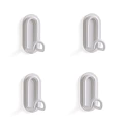Väggkrokar hängare för badrum kök 4-pack Beige
