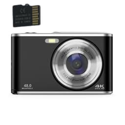 Digitalkamera 4K 48MP 16x zoom webbkamera med 32GB minneskort Black
