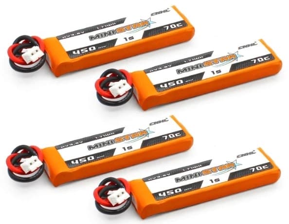 1s   450mAh - 70C - CNHL HV MiniStar PH2.0 4stk